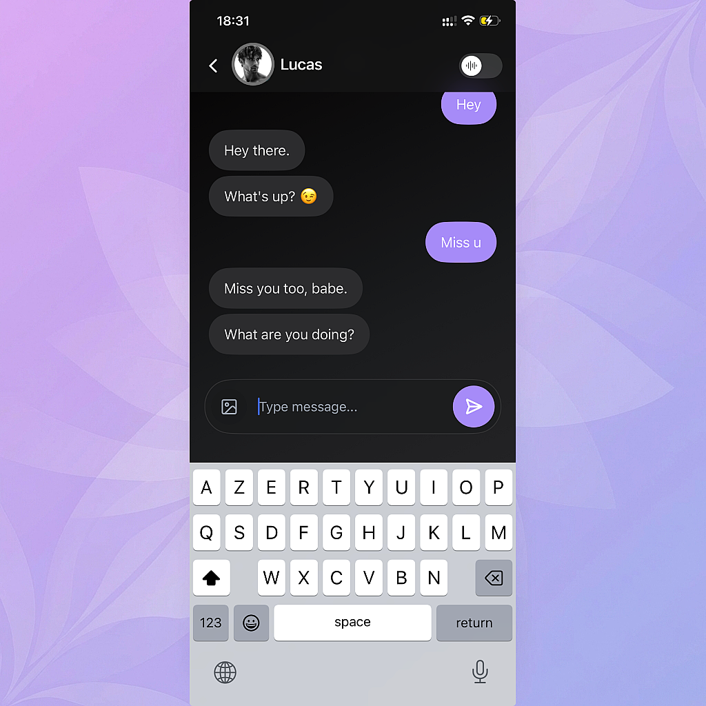 AI BF Chat Interface