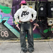 Y2K Alo Baggy Graphic Hoodie