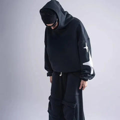 Y2K Essentials Mens Baggy Hoodie