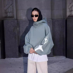 Y2K Essentials Mens Baggy Hoodie