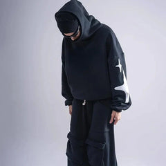 Y2K Essentials Mens Baggy Hoodie