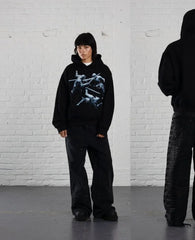 Y2K Jousting Triumph Graphic Hoodie