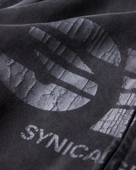 Y2K Large SYN Graphic Zip Up Hoodie