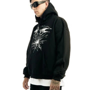 Y2K Omnipotent Power Print Graphic Hoodie