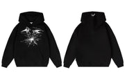 Y2K Omnipotent Power Print Graphic Hoodie
