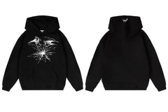 Y2K Omnipotent Power Print Graphic Hoodie