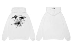 Y2K Omnipotent Power Print Graphic Hoodie