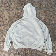 Y2K Panelled Embroidered Baggy Hoodie