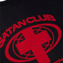 Y2K Satan Club Graphic Long Sleeve Top