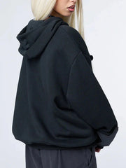 Y2K Star Print Baggy Hoodie
