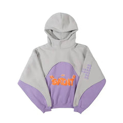 Y2K Stitch Work Foam Hoodie
