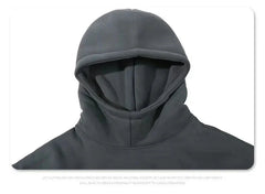 Y2K Stitch Work Foam Hoodie