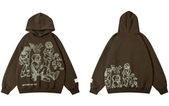Y2K Streetwear Cartoon Hoodie